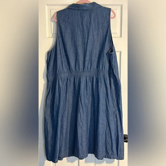 Ava & Viv Blue Denim Dress - Picture 5 of 7